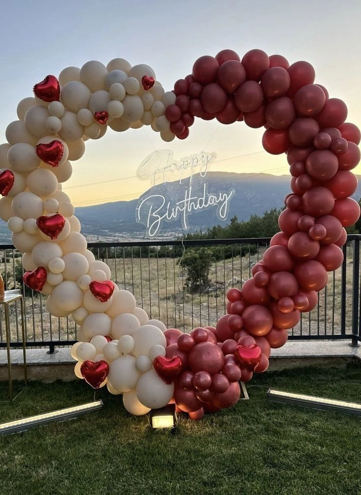 Birthday party setup